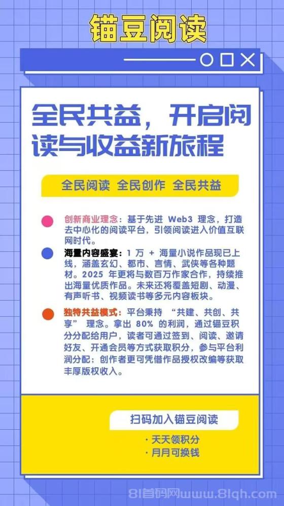 锚豆阅读：签到赚豆，零投资也能稳稳收获，开启多元收益模式